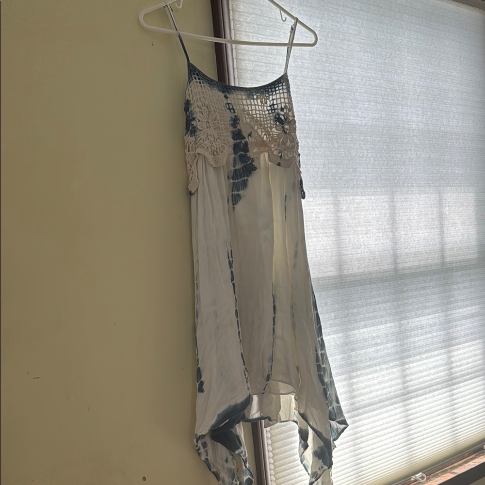 Hem & Thread Tie-Dye Crochet Dress